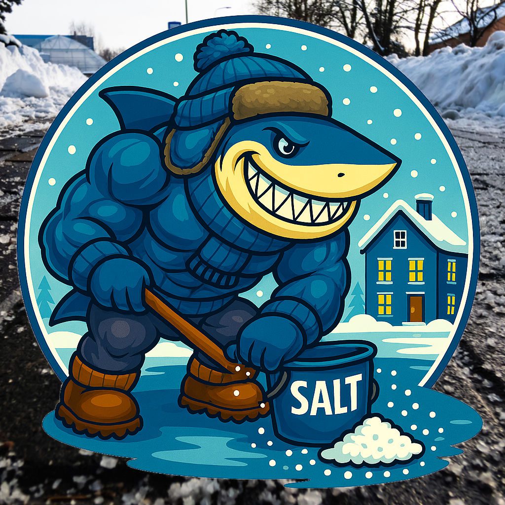 Ice melt and Ice Management Service by LandSharx Lawn and Snow