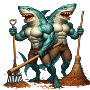 Edmonton Fall Cleanup by LandSharx. Goblin Shark Fall Cleaning Package