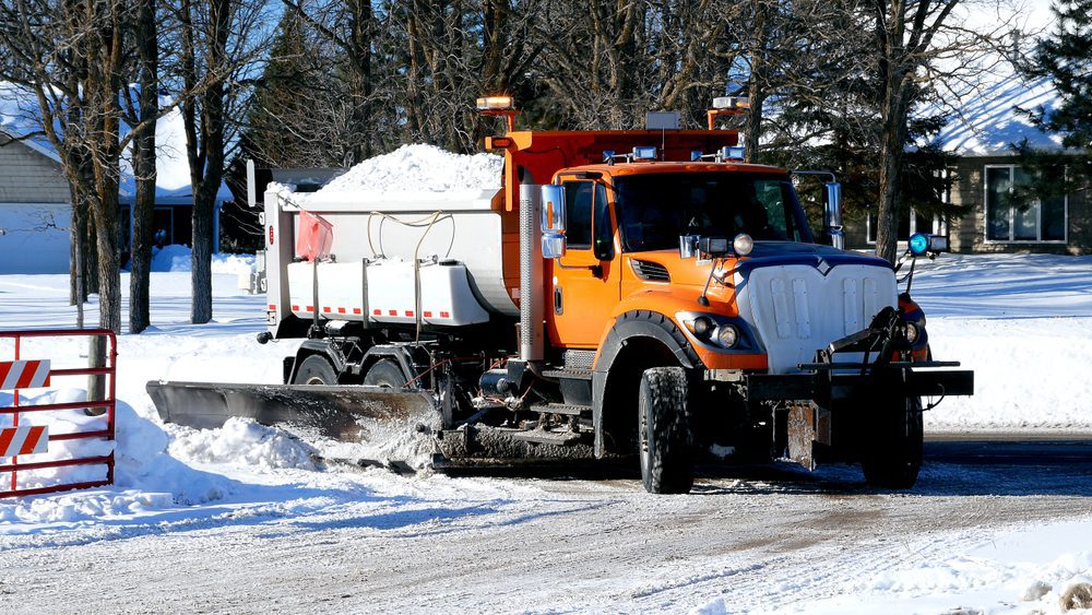 Commercial Snow Removal Services by LandSharx Snow Removal.