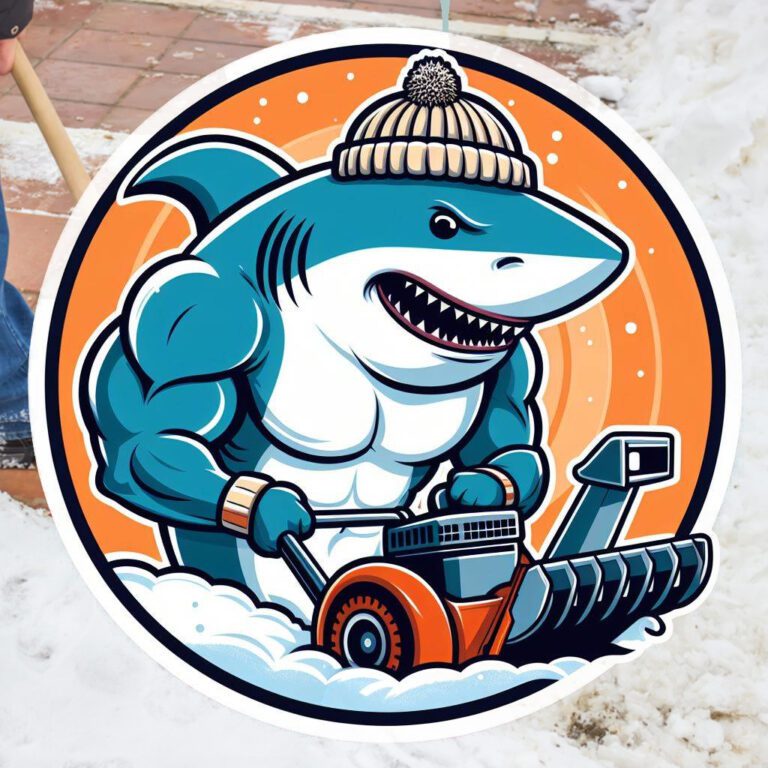 Commercial Sidewalk Snow Removal by LandSharx Commercial Property maintenance